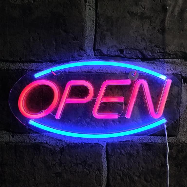 TOPFOX LED OPEN SIGN 19IN