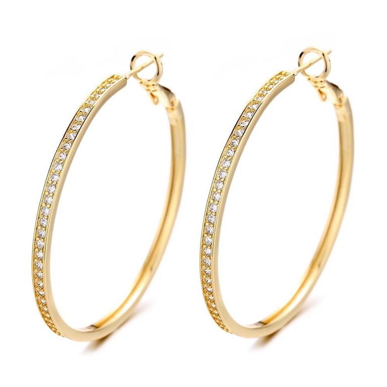 AMY AND ANNETTE 14K HOOP EARRINGS