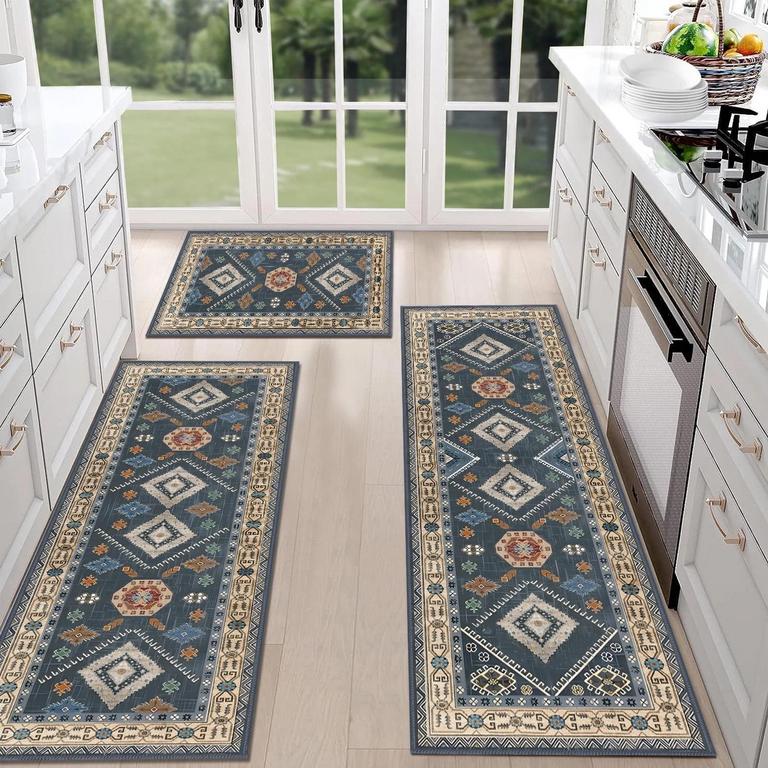 TECHVIDA KITCHEN RUGS 3PCS
