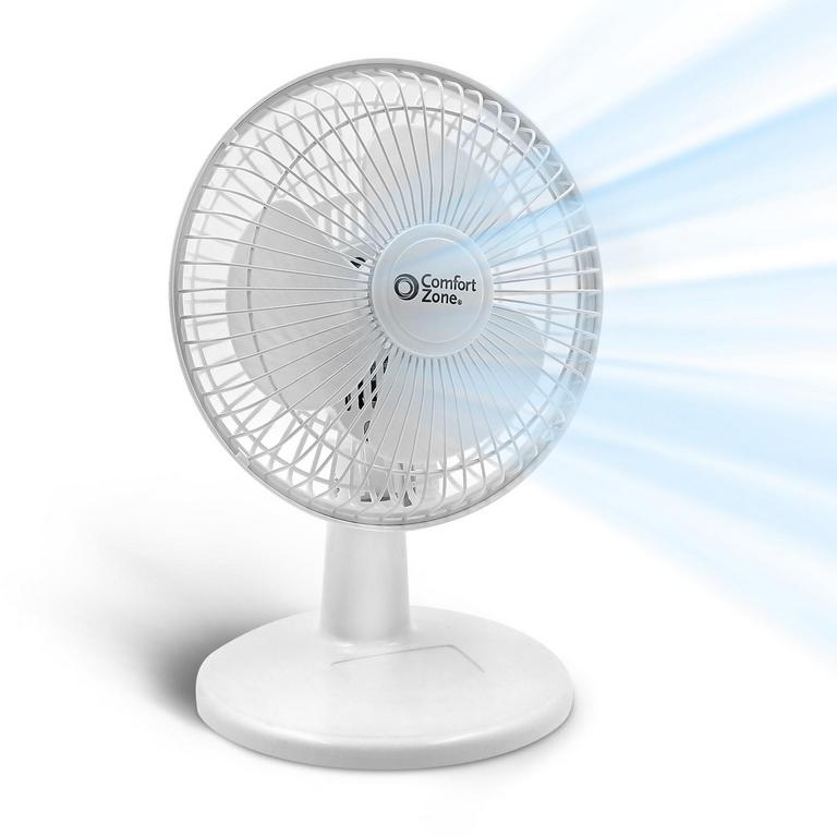 COMFORT ZONE 6IN TABLE FAN