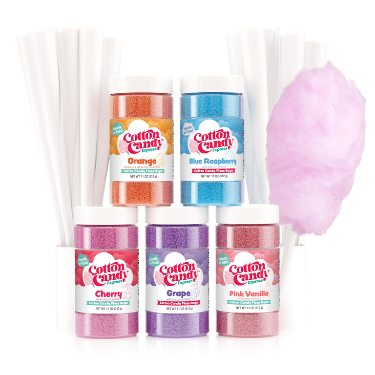 COTTON CANDY EXPRESS SUGAR 11OZ 5PK