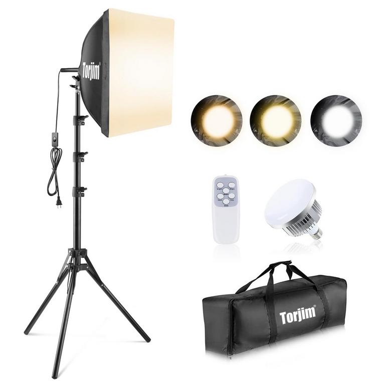 TORJIM 16IN SOFTBOX LIGHTING KIT