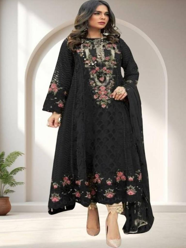 AMIT SEMI STITCHED GEORGETTE SALWAR SUIT