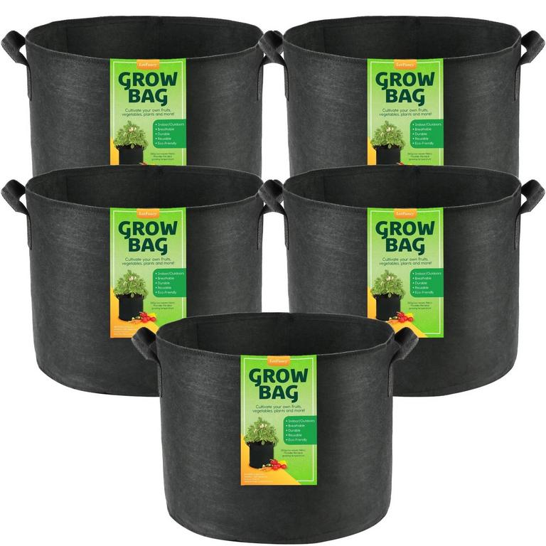 5PK 10-GAL GROW BAGS