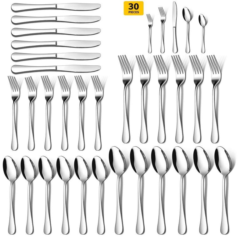 ATUPEN 30PC SILVERWARE SET