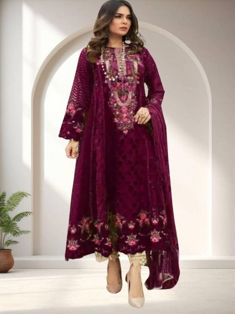 AMIT SEMI STITCHED GEORGETTE SALWAR SUIT