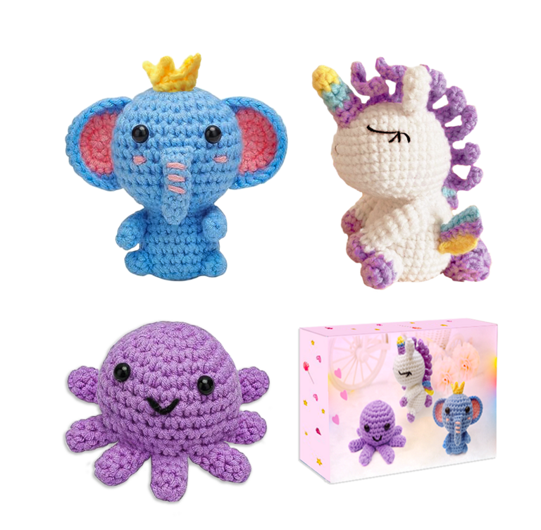 YARNISS CROCHET KIT ANIMALS