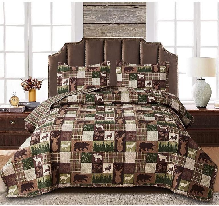 TWIN RUSTIC QUILT SET