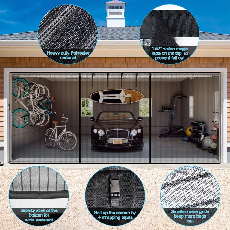 ENTESI MAGNETIC GARAGE DOOR SCREEN