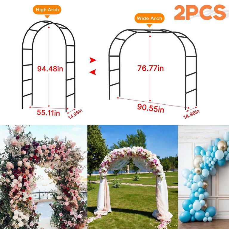 HYINDOOR 2PCS WEDDING ARCH