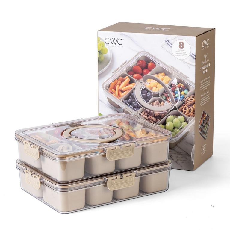 COOK WITH COLOR SNACKLE BOXES 2PK