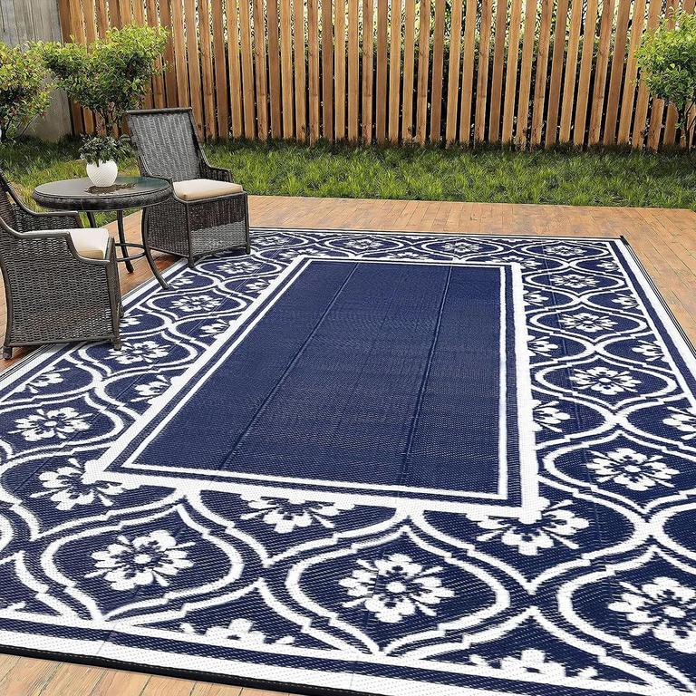 HUGEAR OUTDOOR RUG 6FT X 9FT