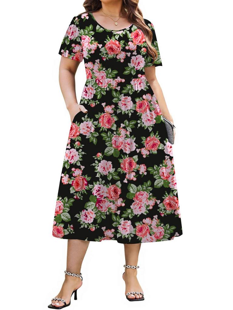 WELLSIZE WOMENS DRESS 3XL