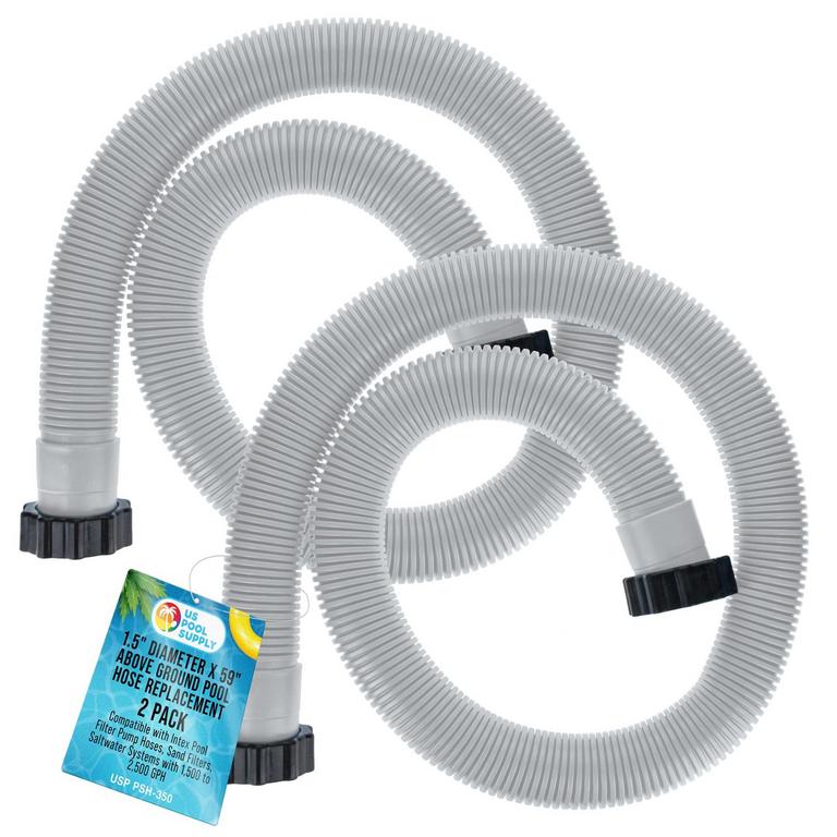 U.S. POOL SUPPLY REPLACEMENT HOSES 2PK