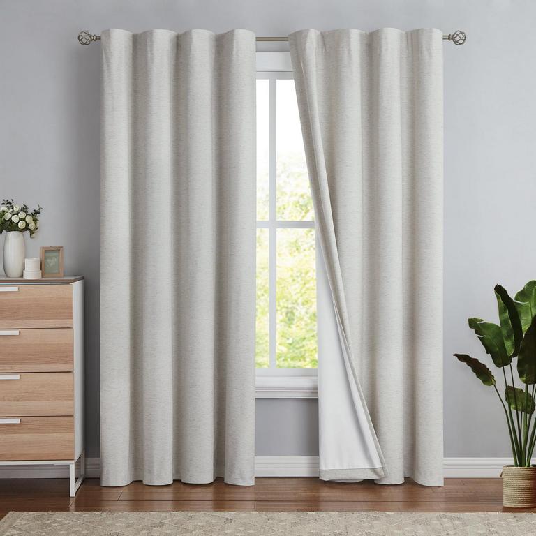 FLOWPARTEX CURTAINS 84IN X 54IN 2PK