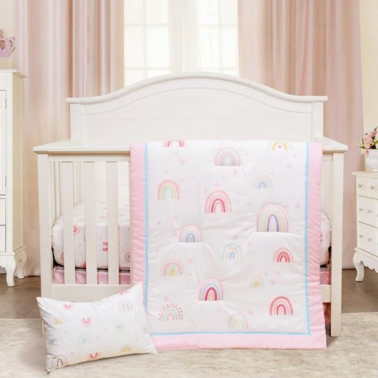 JISEN 4PC CRIB BEDDING SET