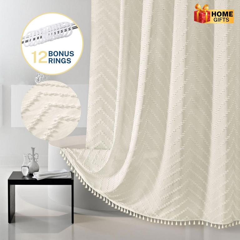 SIILUMINISOY SHOWER CURTAIN 72IN