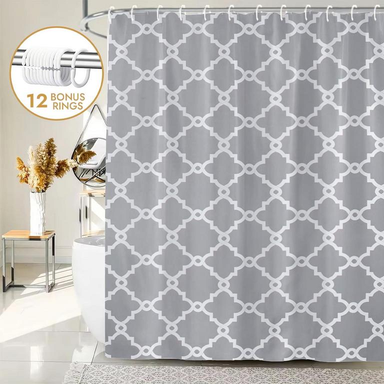 BEVTEE SHOWER CURTAIN 72IN