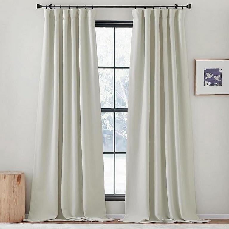 NICETOWN 84IN X 50IN BLACKOUT CURTAINS 2PK