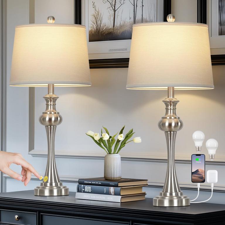 CINKEDA 28.75IN LAMPS 2PK
