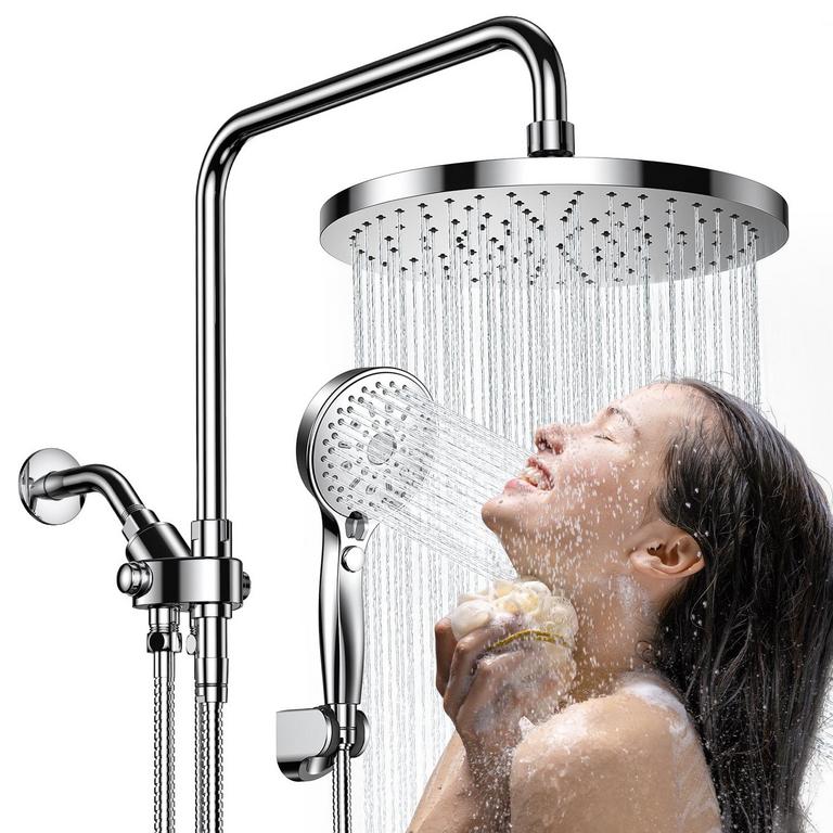 AMBICASA 10IN SHOWER HEAD COMBO 
