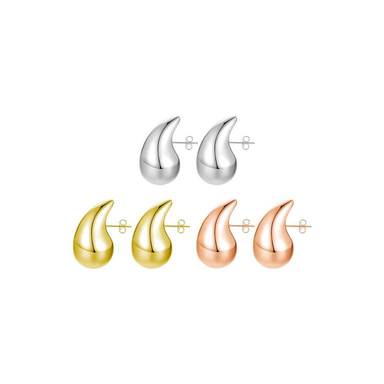 MEJEYSP GOLD DROP HOOP EARRINGS SET