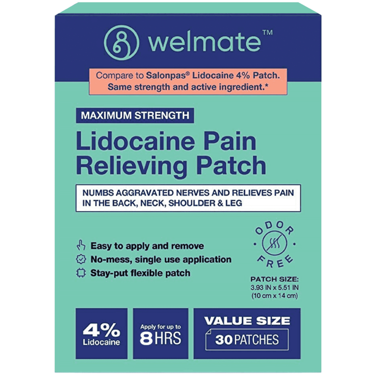 WELMATE LIDOCAINE PATCHES 30CT