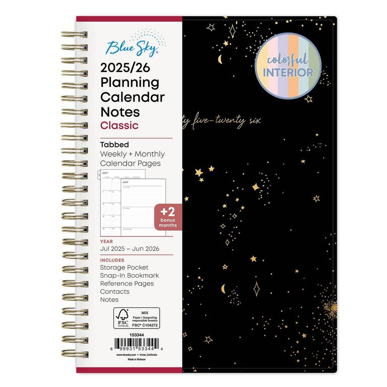 BLUE SKY ACADEMIC PLANNER