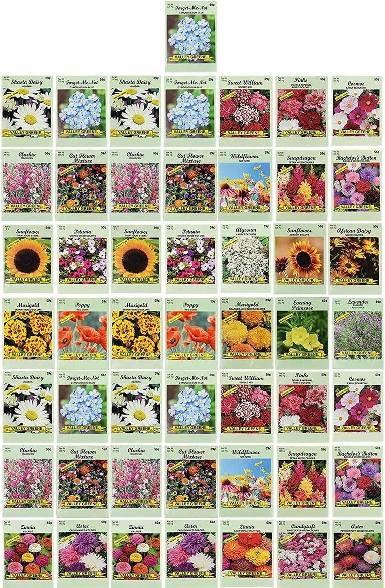 50PK VARIETY FLOWER SEEDS
