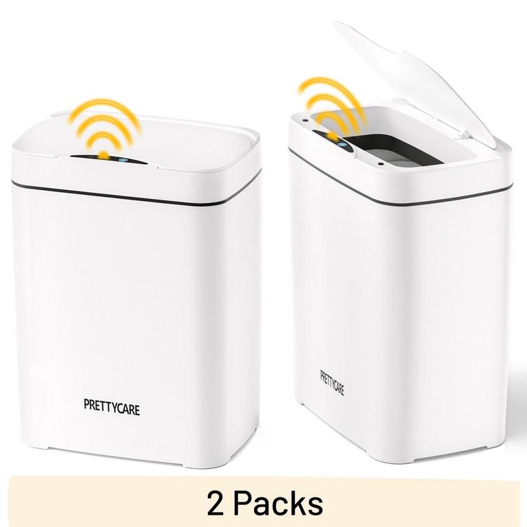 PRETTYCARE 3.6GAL TRASH CANS 2PK