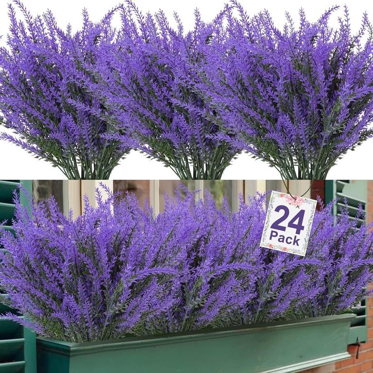 24PK LAVENDAR FLOWER BUNDLES
