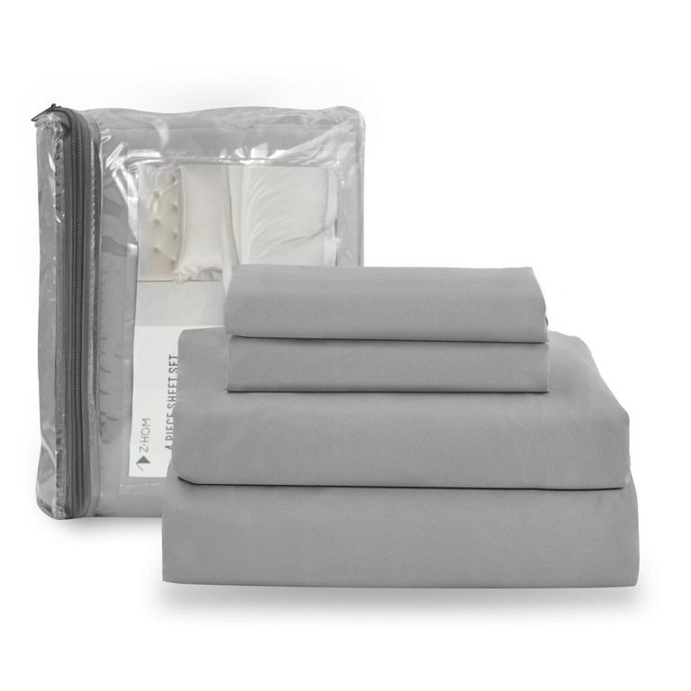 Z-HOM TWIN SIZE BED SHEETS SET 4PC