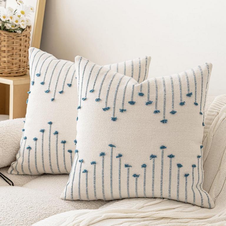 SKODAER 18IN BOHO PILLOW COVERS 2PK