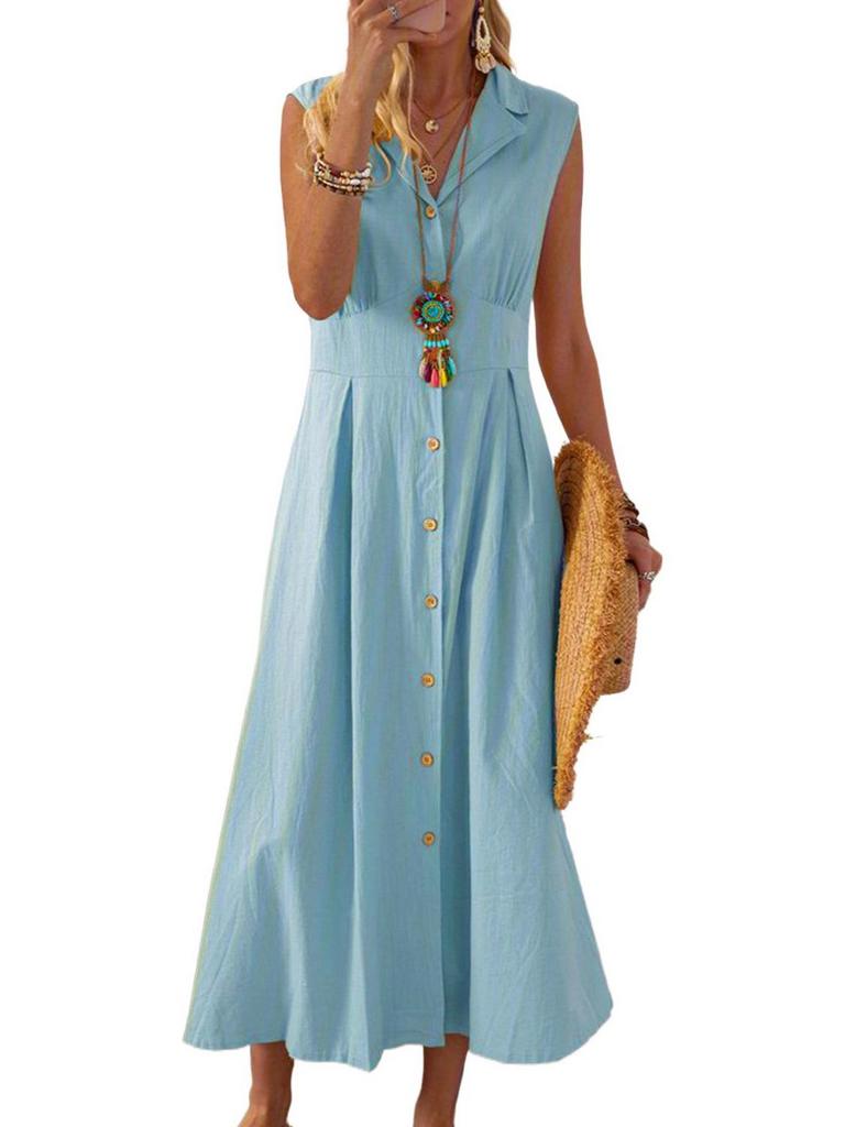 XL BUTTON DOWN DRESS