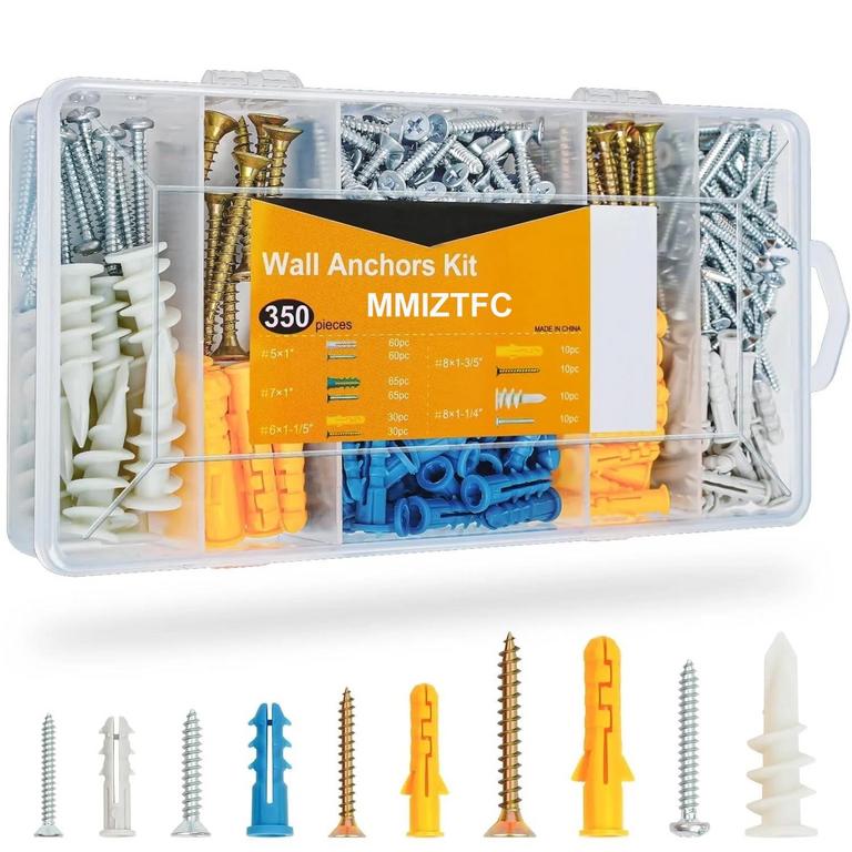 MMIZTFC 350PCS WALL ANCHORS KIT 