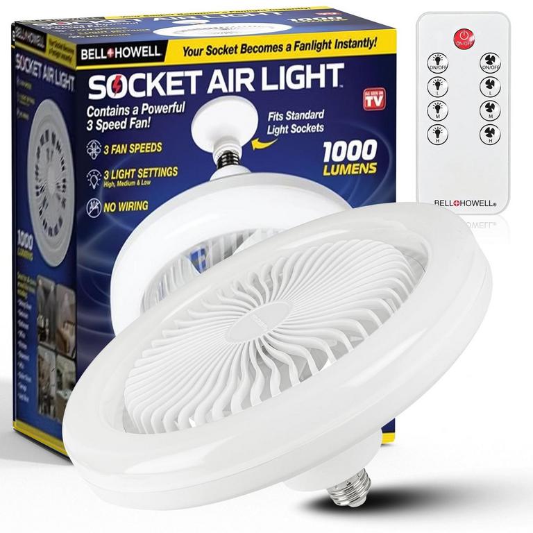 BELL + HOWELL SOCKET FAN 9IN