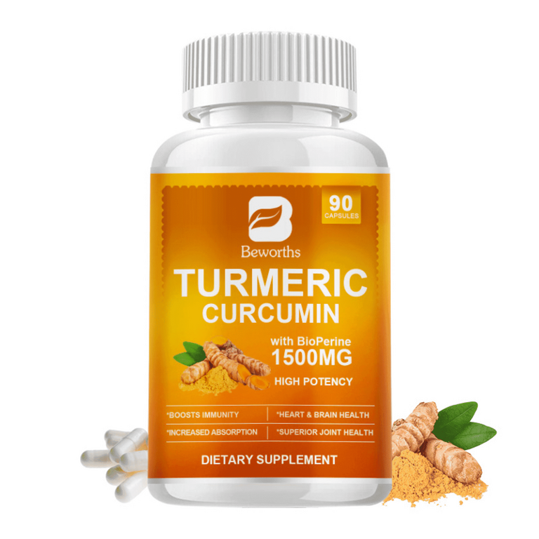 BEWORTHS TURMERIC CAPSULES 1500MG 90CT