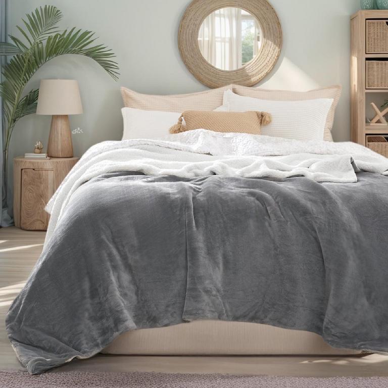 BEDSURE COZY FLEECE BLANKET QN