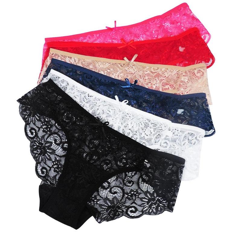 LYACMY LACE PANTIES XL 6PK