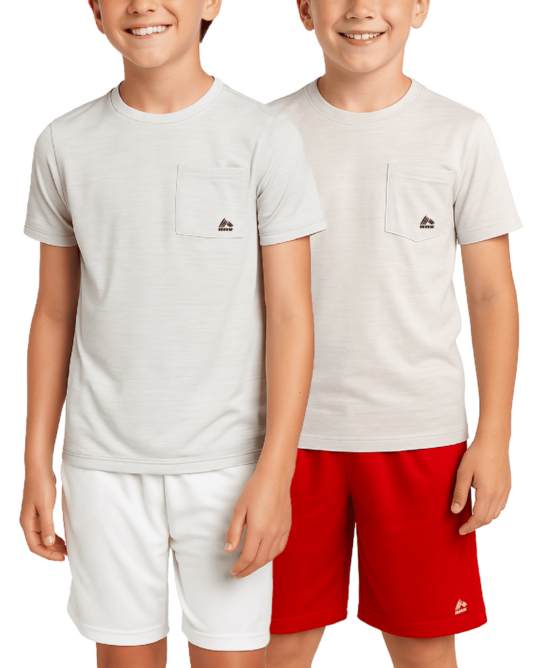 RBX BOYS 10/12 ATHLETIC SHORTS 2PK
