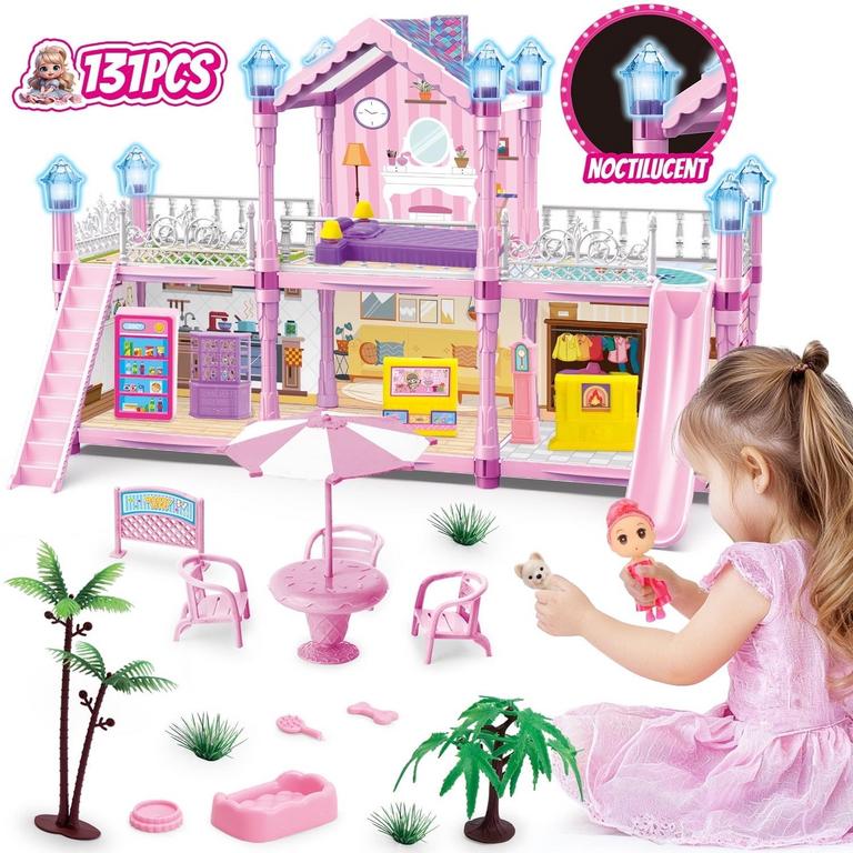 UQN DOLLHOUSE KIT PINK