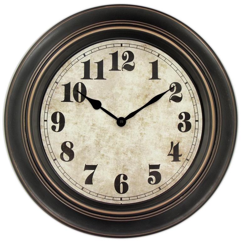 18IN RETRO WALL CLOCK