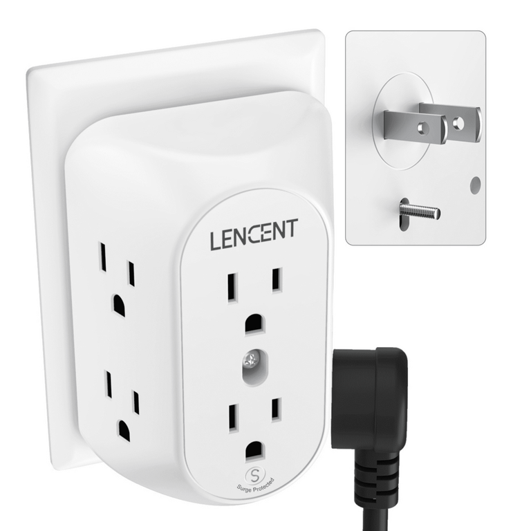 LENCENT 6 WAY OUTLET SPLITTER