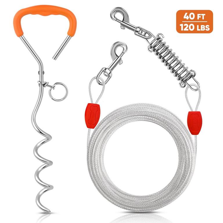 PETBOBI DOG TIE OUT CABLE SET