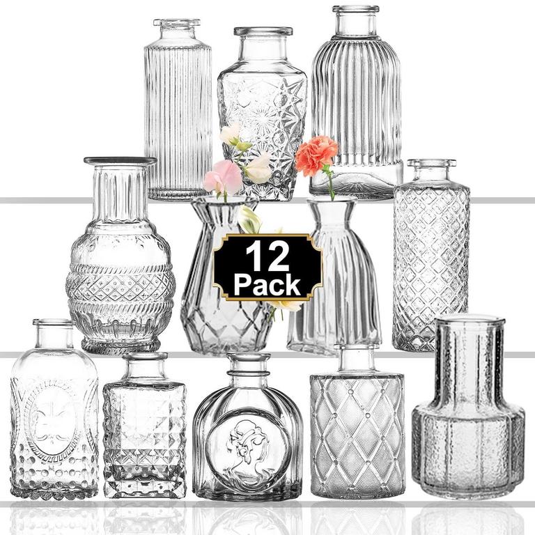 FELHCC SET OF 12 BUD VASES