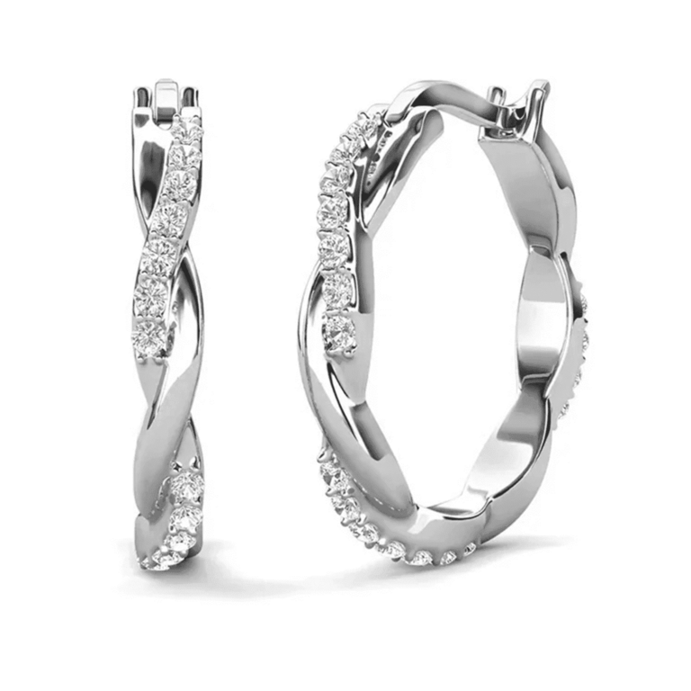 CATE CHLOE 22MM HOOP EARRINGS