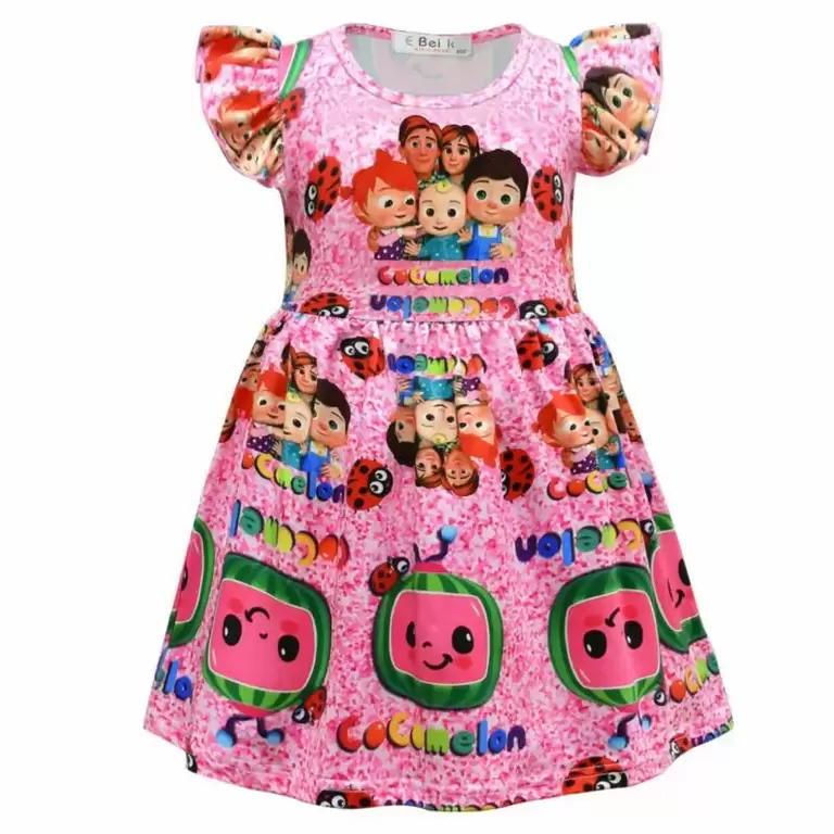 2 UNBRANDED KIDS GIRLS DRESSES 5-6T