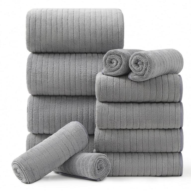 JESSY HOME 12PC BATH TOWELS