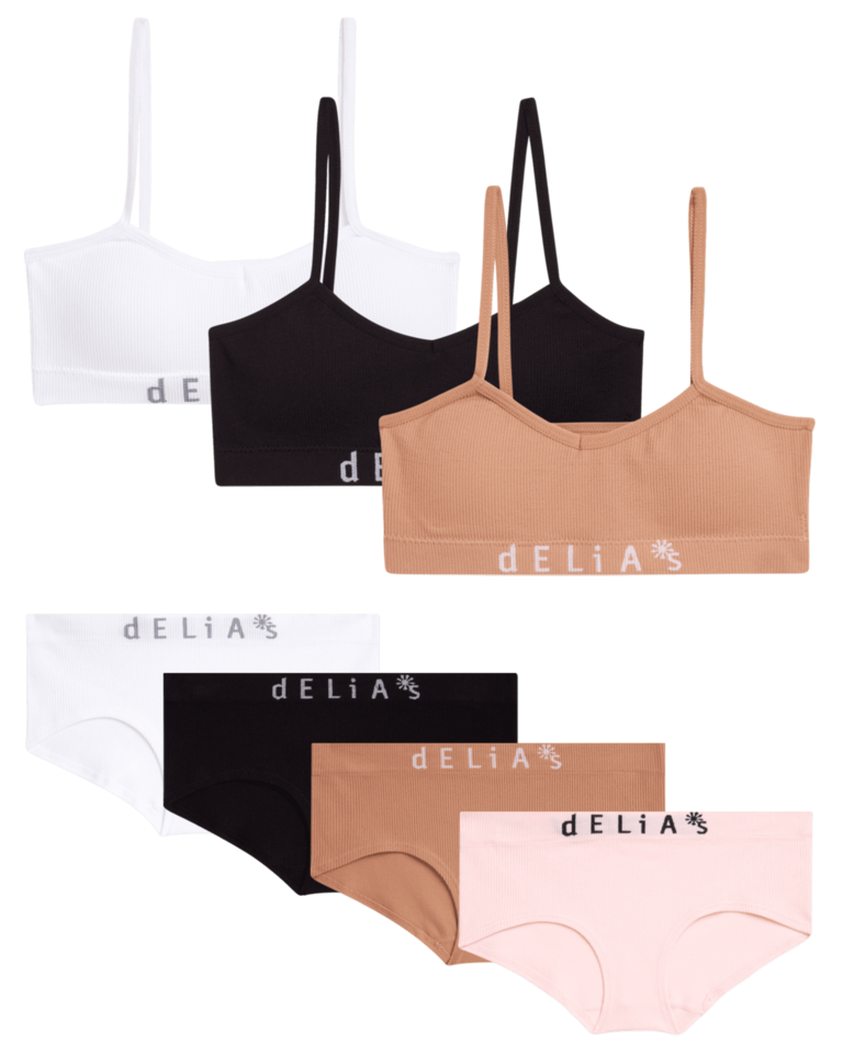 DELIAS GIRLS 7-8 BRA SET