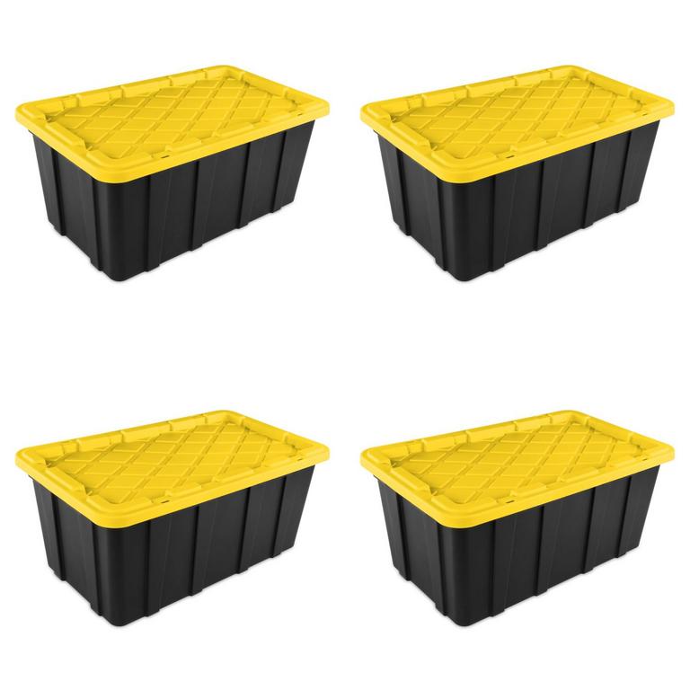 STERILITE 38GAL STORAGE TOTES 4PK